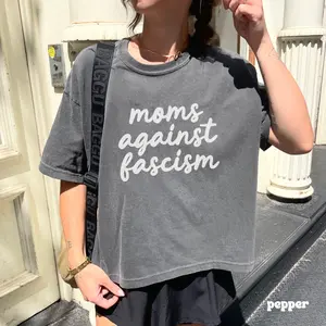 Moms Against Fascists T-shirt Anti Tr^mp Tee Anti Fascist Shirt Political Protest Shirt Fdt Shirtabolish Ice Shirt
