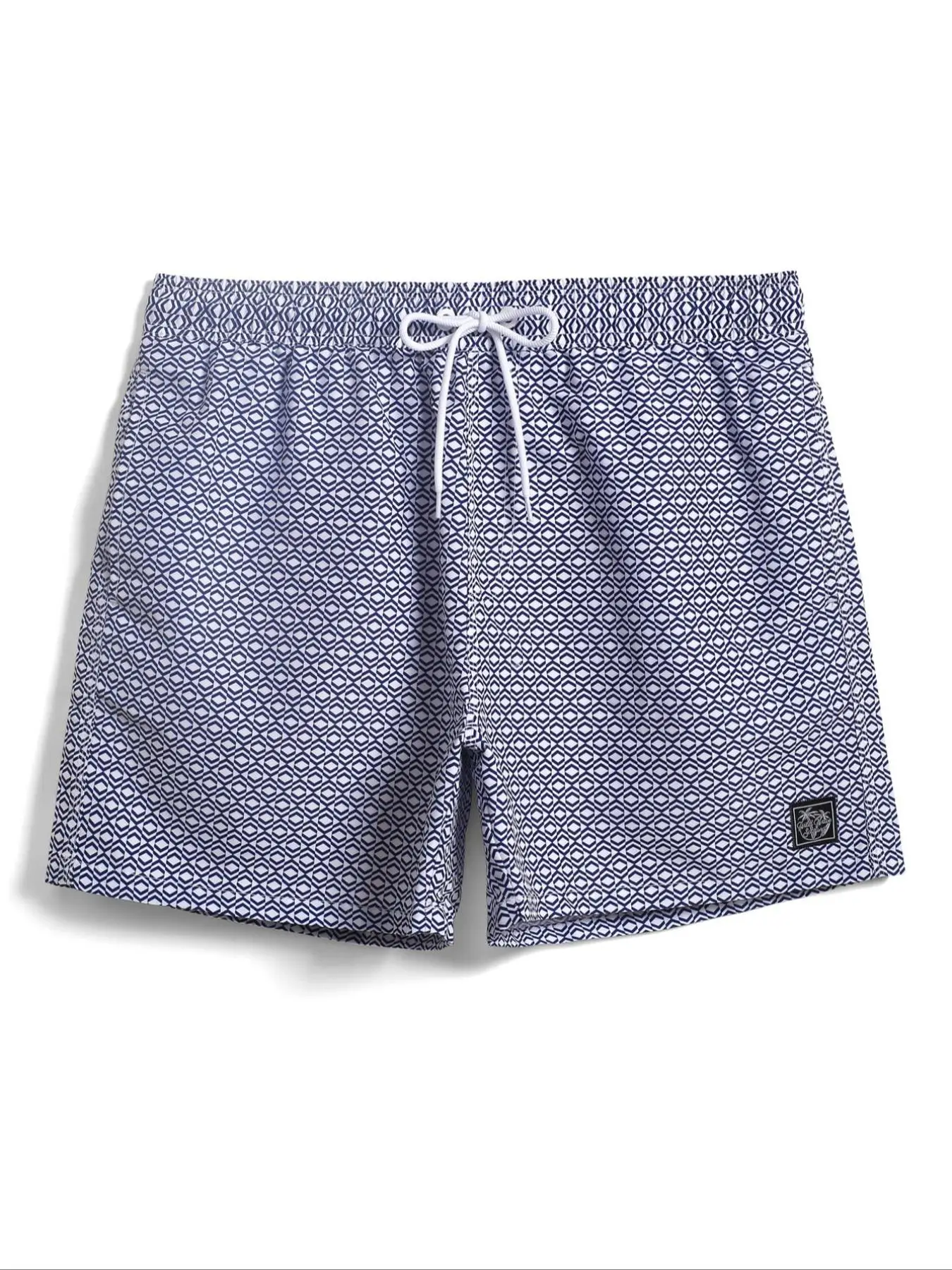 Men's Regular Fit Printed Beach Shorts, Casual Comfy Breathable Shorts for Summer, Men's Bottoms for Beach Vacation