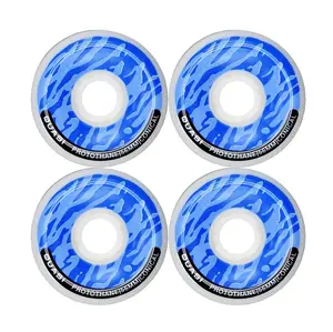 Quasi Skateboard Wheels 56mm Protothane Conical 83B White