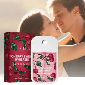 50ML Fruit Scented Spray Perfume, Body & Hair Mist Fragrance, Fruity Sweet Scent, Cherry Honey Pocket Perfume, Compact Portable Freshness for All Occasions