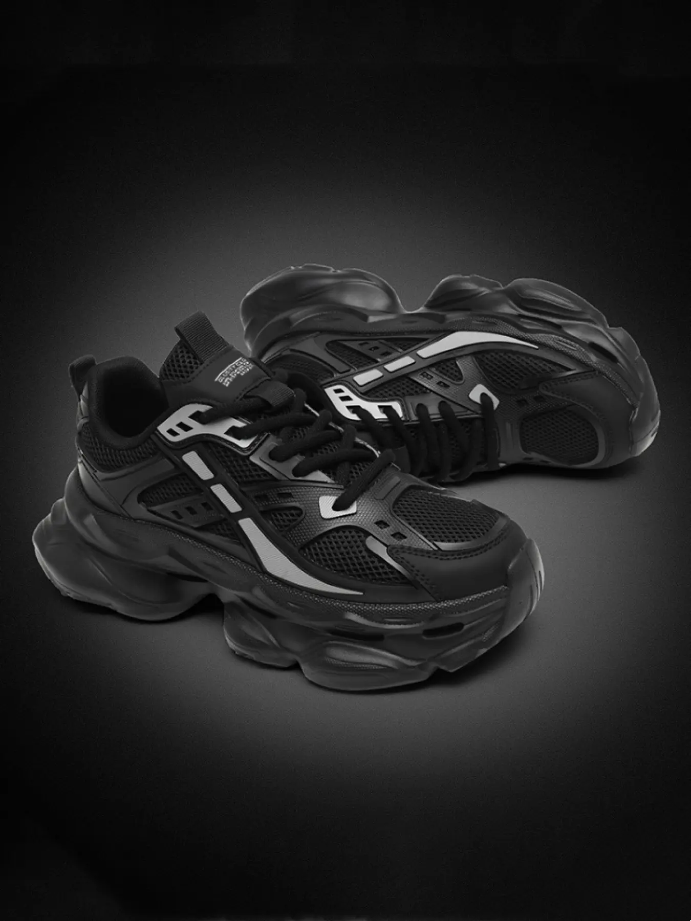 1 Pair Men's Lightweight Breathable Platform Casual Dad Shoes, Breathable Mesh Sneakers, Daily Comfort Style, Non-Slip Outsole, Breathable Mesh, Skin-Friendly Lining, Long Standing Commute, Daily Outings, Comfortable & Trendy Casual