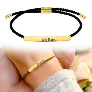 Best Friends Bracelet Kit - Be King of a Bitch Bracelet Funny Inspirational Motivational Gift for Women Sisterhood Girl Teen Jewelry Gift