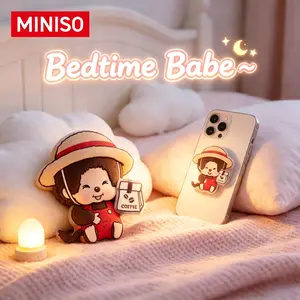 Monchhichi Coffee Farm Series Air Cushion Stand - Portable, Cute, Stylish Cellphone/Smartphone Holder Accessory, Ideal Birthday Gift for Digital Devices