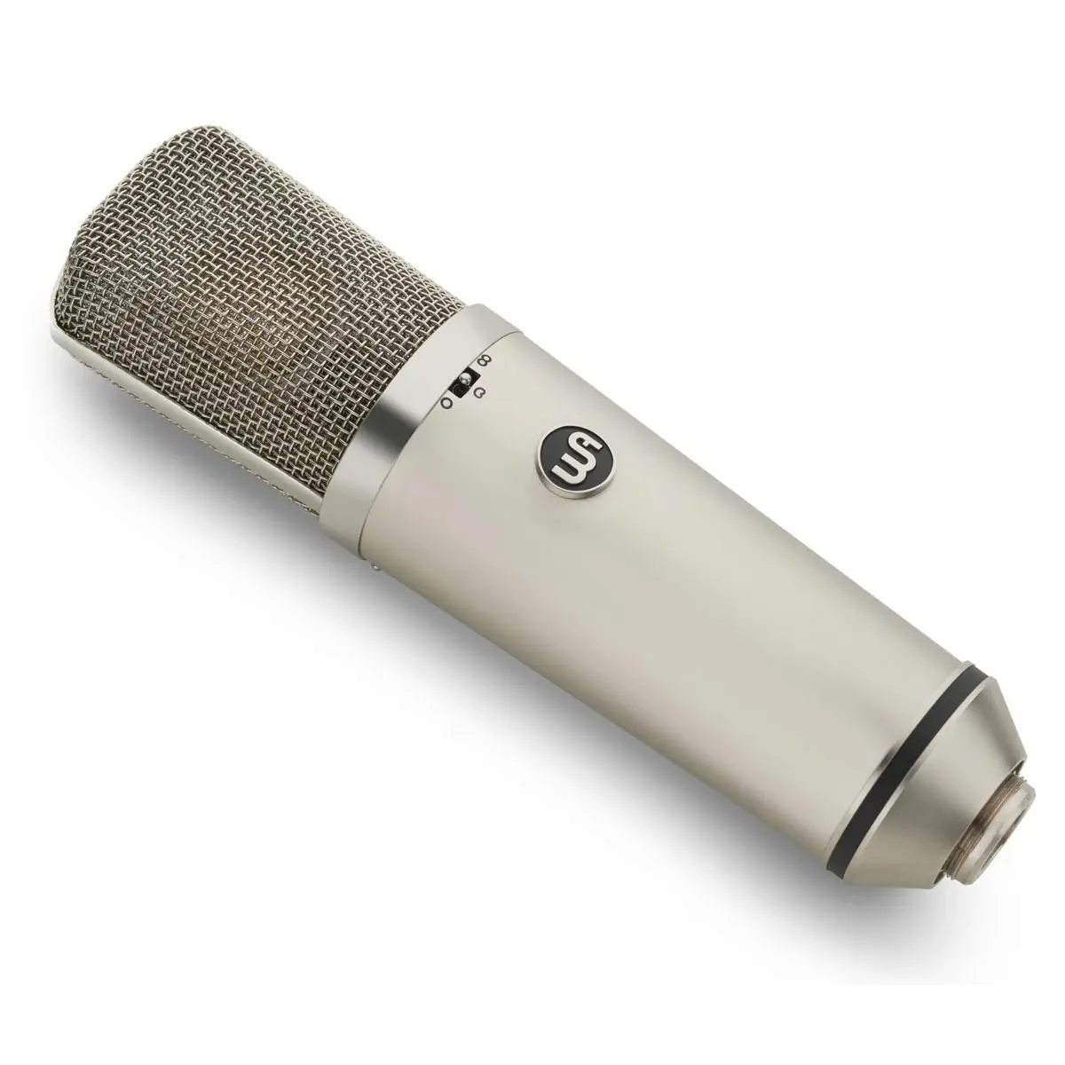 Warm Audio WA-67 Multi-Pattern Large-Diaphragm Studio Condenser Microphone, Metal Body Audio Gear for Recording with Cable