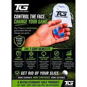 T-Grip™ Golf Version improving alignment, grip pressure, and clubface control for more consistent, confident shots.