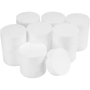 3 Inch 28-Pack Foam Circles for Crafts (1" Thick), Polystyrene Round Foam Disc for DIY Projects, Cakes and Decorations, Sculpture, Modeling, Arts and Crafts Supplies (White)
