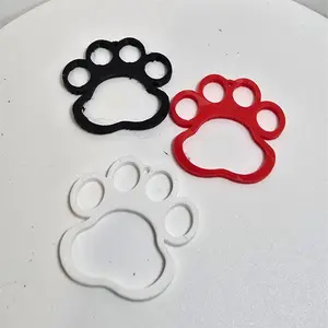 dog paw earrings