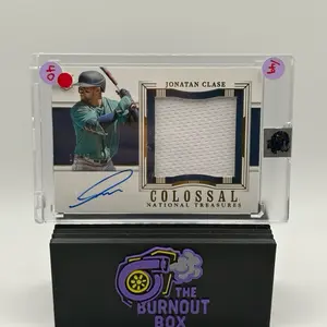 2024 Panini National Treasures Jonathan Clase Colossal Material On Card Auto RC 16/49