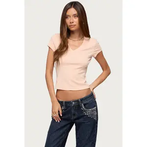 Terrezina V Neck T Shirt