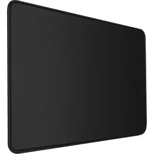 Pad, Large Gaming  Pad with Double Stitched Edges, 14.9 x 11.7 inches -Textured &  Mousepad, Nonslip  Rubber Base  pad for Laptop,, Office, Black