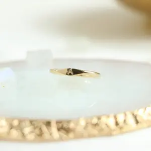 [READ NOTE] Initial Signet Ring | Size 3 - 15 | Water safe, Hypoallergenic, Non-Tarnish