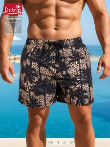 Men's Beach Shorts Casual Fitted Design Summer Fashion Comfortable Stylish Daily Wear Versatile Clothing Item Swim Shorts