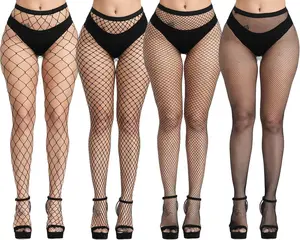 Unleash Your Inner Goddess with These Alluring Plus Size Fishnet Tights and Thigh High Stockings
