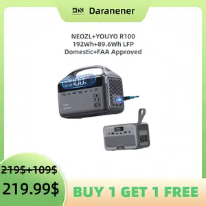 BUY 1 GET 1 FREE!  Daran NEOZL 192Wh + YOUYO R100 (FAA Approved) — Perfect for Camping, Travel & Emergencies!  Save $109 NOW