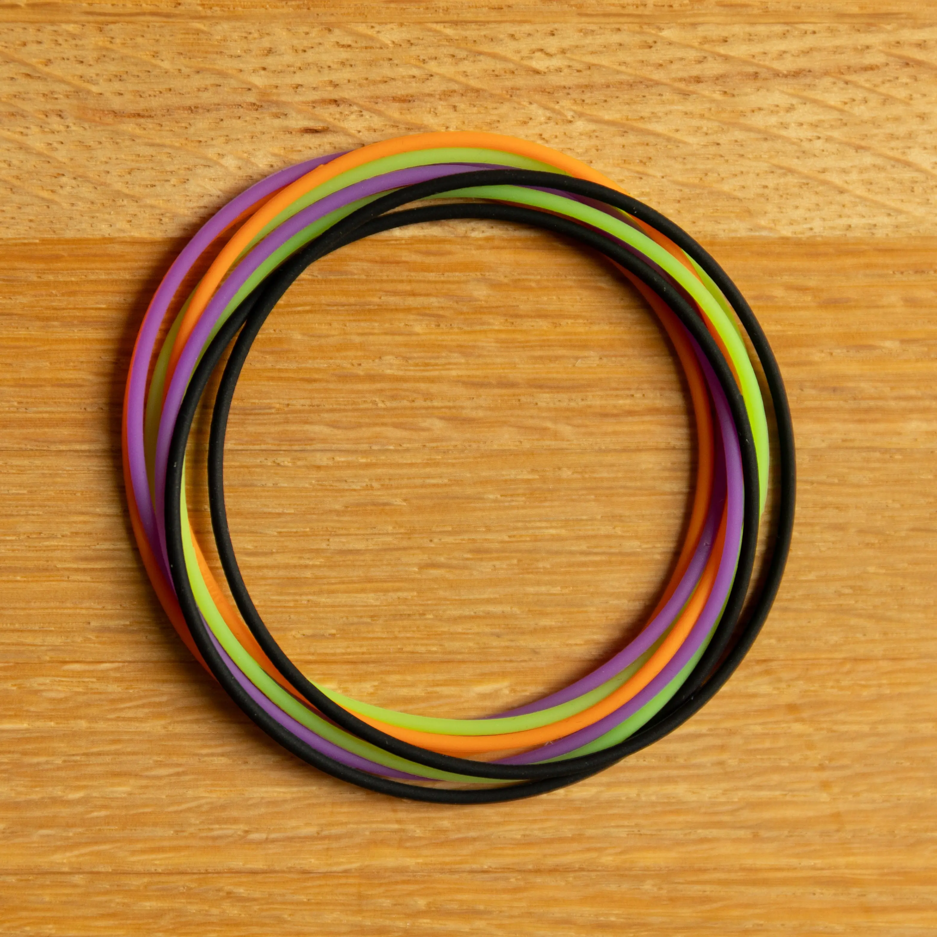 Trick R Treat: Silicone Jelly Bracelets-Stack of 8