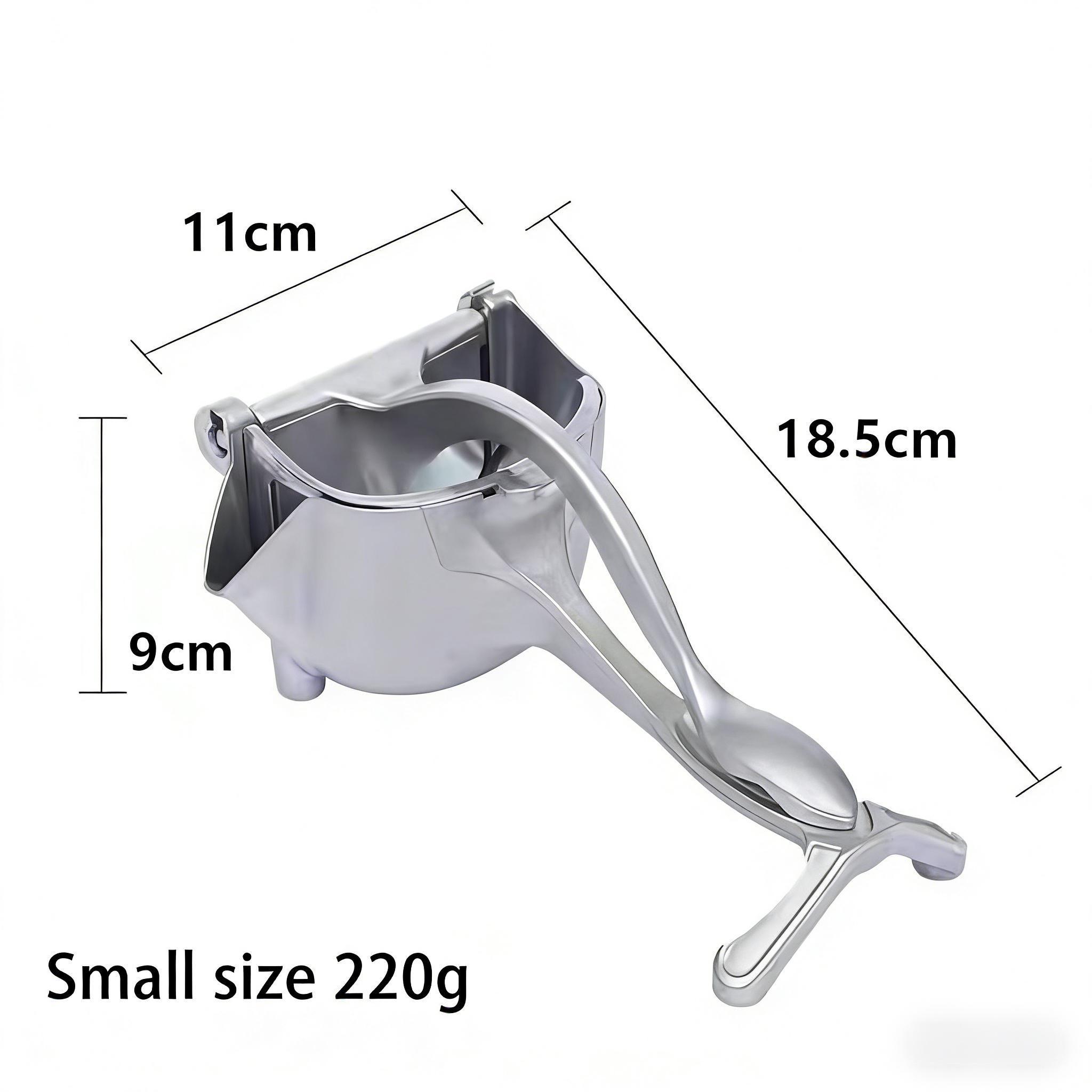 Elevate Your Kitchen with Our Premium Manual Juicer. It features an ergonomic comfort grip handle, durable aluminum construction, and mess-free juicing for oranges, lemons, limes and more. A sophisticated, electric-free essential for healthy living.