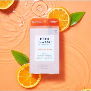 VOESH Pedi in a Box Deluxe 4 Step Tangerine Glow