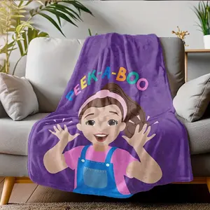 All-Season Couch & Bed Cover - 1pc Women's Rachel Cartoon Blanket - Ultra-Soft Flannel Bedspread - Printed Rachel Character Design - Suitable for & Adults, Machine Washable Cozy Comforter