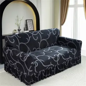 Floral Print Sofa Cover, 1 Count Sofa Slipcover, Dustproof Couch Cover, Soft Sofa Protector for Home Living Room, Home Decor