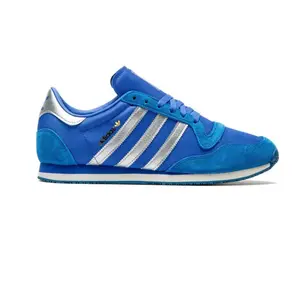 Mens Adidas Originals Galaxy OG Sneakers Blue Silver Metallic JR6169