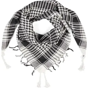 Shemagh Cottons Arab Keffiyeh Tactical  Scarf Head Neck Face Wrap