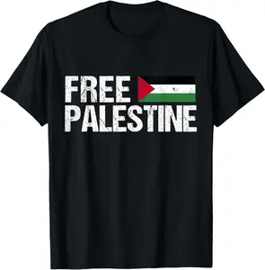 Palestinian Flag Free Palestine Casual Fun T-shirt