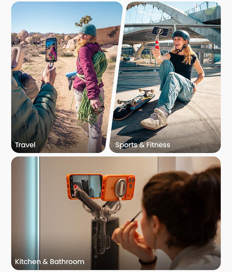 JOBY   PodZilla   Octo   Suction   Tripod