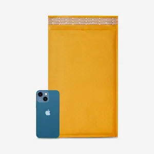 IPACKNOW 100 PC #4 9.5x14.5 Inches 100 Pack Inches Kraft Bubble Mailers Yellow Shipping Padded Envelopes Self Seal Waterproof Cushion Envelopes
