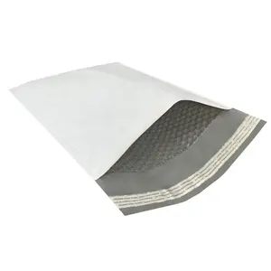UOFFICE Poly Bubble Mailer Bags 10.5" x 16" #5 White Padded Shipping Envelopes with Self-Seal Closure for Secure and Efficient Delivery