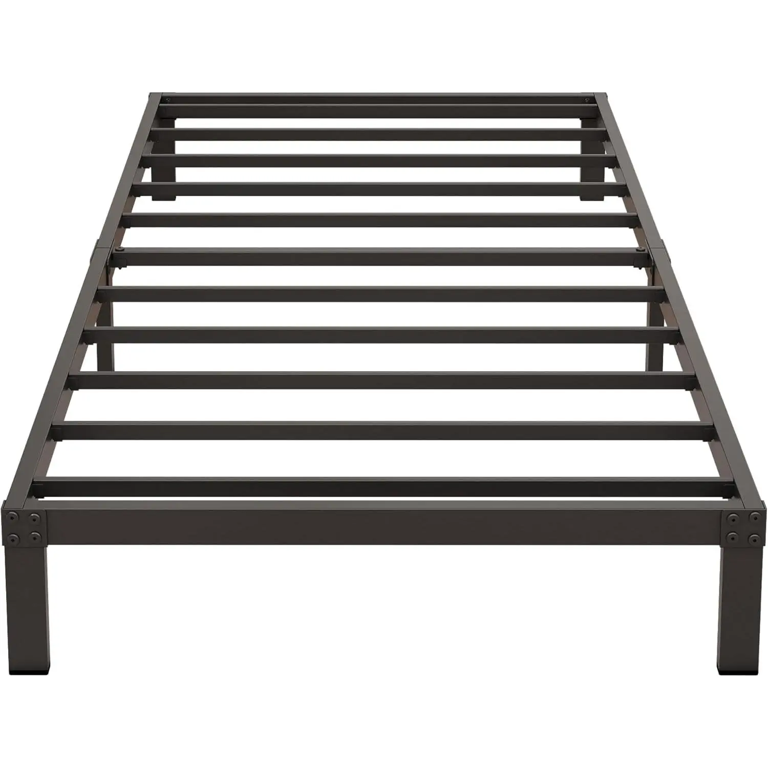 9 Inch Low  Bed Frames Heavy Duty Metal Platform, No Box Spring Needed, Easy Assembly Mattress Foundation, No Noise, Black