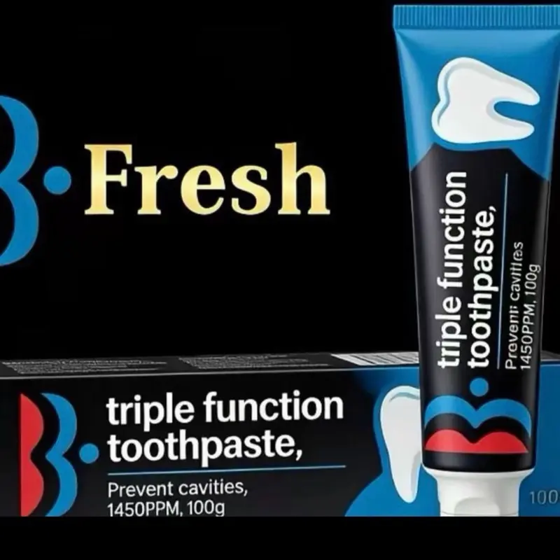 Triple Function toothpaste 100g-1450ppm Fluoride for Cavities prevention