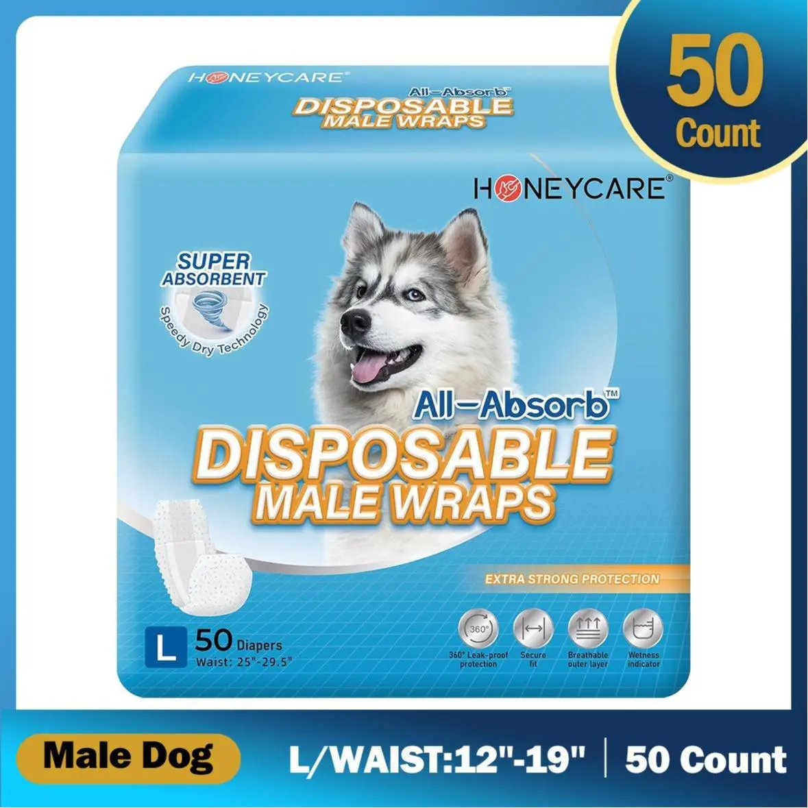 Male-L(25''-29.5'')-50 pcs