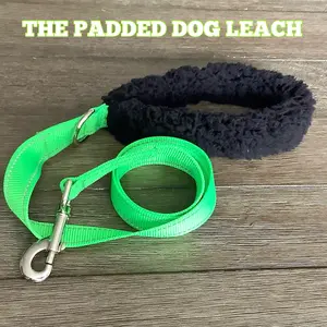 Trendy Dog  Leash with Padded Fur Handle