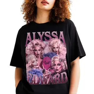 Personalize Retro ALYSSA EDWARD Tshirt, Drag queen gift, Rupaul's Drag race, Alyssa Drag Queen, Concert Shirt
