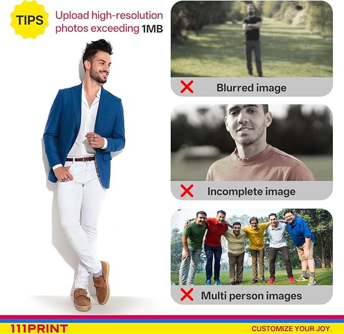 Custom Life Size Cardboard Cutout, Personalized Photo Standup, High Resolution Print, Decor for Weddings, Birthdays, Graduations & Events, 1-8 FT to Choose, Upload Your Photo Decoration Water Proof Water Proof