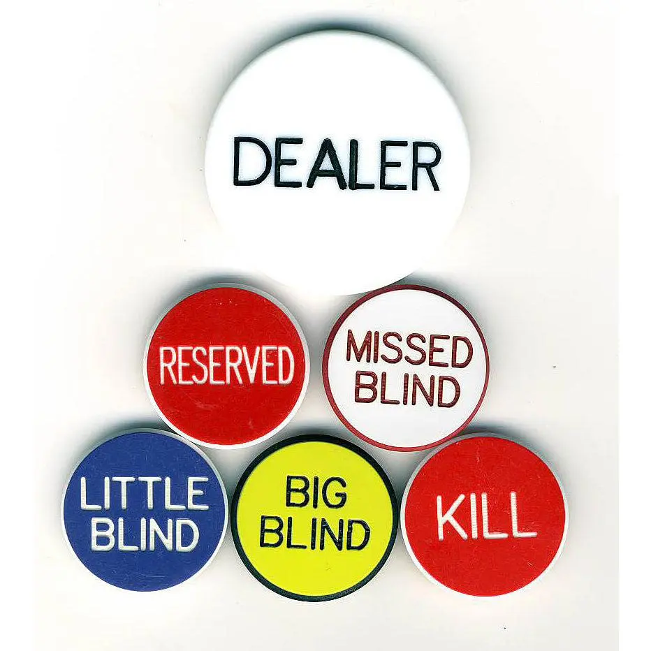 Dealer Button & Lammer Poker Set