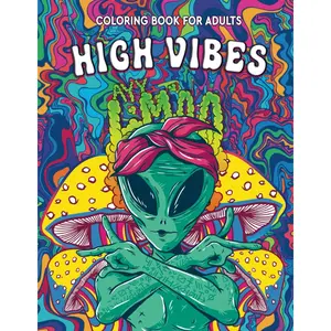 High Vibes: Coloring Book For Adults, Coloring Books For Stress Relief And Relaxation, Mindful Zendoodle Coloring Book Paperback – September 2, 2021