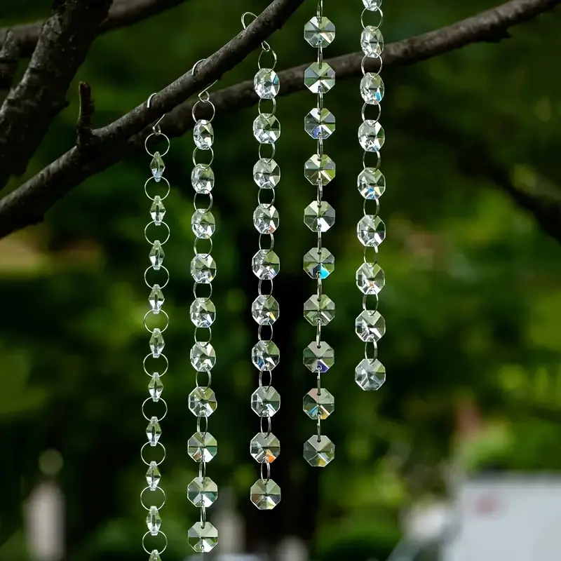 5-Piece Crystal Glass Sunflower Garden Ornament Set, Outdoor Garden Light Collector, Wedding Party Decoration, Plant Protection Accessory