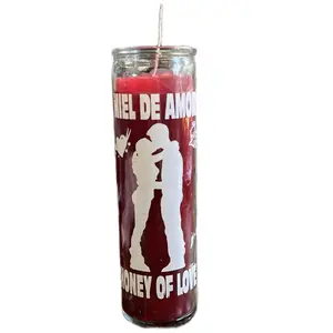 Honey Of Love Red Candle