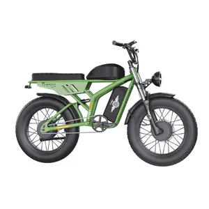 Powerful Dual Motor Electric Bike – Freego F3 Pro, 48V 40Ah, 35 MPH, Fat Tires