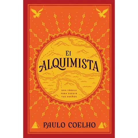 Used Book - The Alchemist Novel by Paulo Coelho, Like-New Softcover Paperback for Easy Carrying, HarperCollins Espanol Modern Classic, Spanish Text for Immersion Reading, Follow Your Dreams Theme, 0.57lb