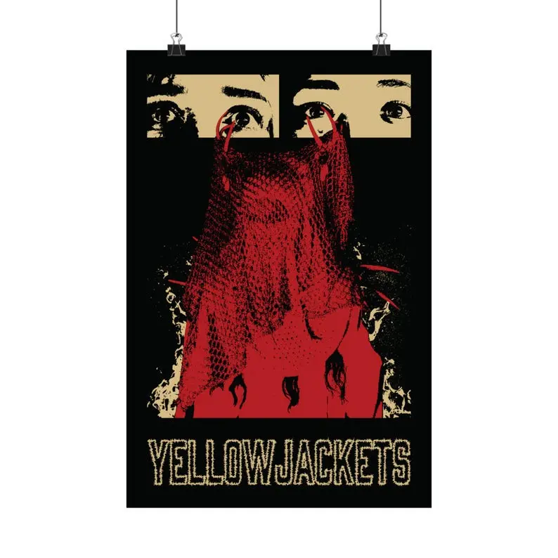 Yellowjackets Poster Trendy Wall | Retro mussic print
