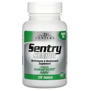 21st Century Sentry Senior, Multivitamin & Multimineral Supplement, Adults 50+, 125 Tablets