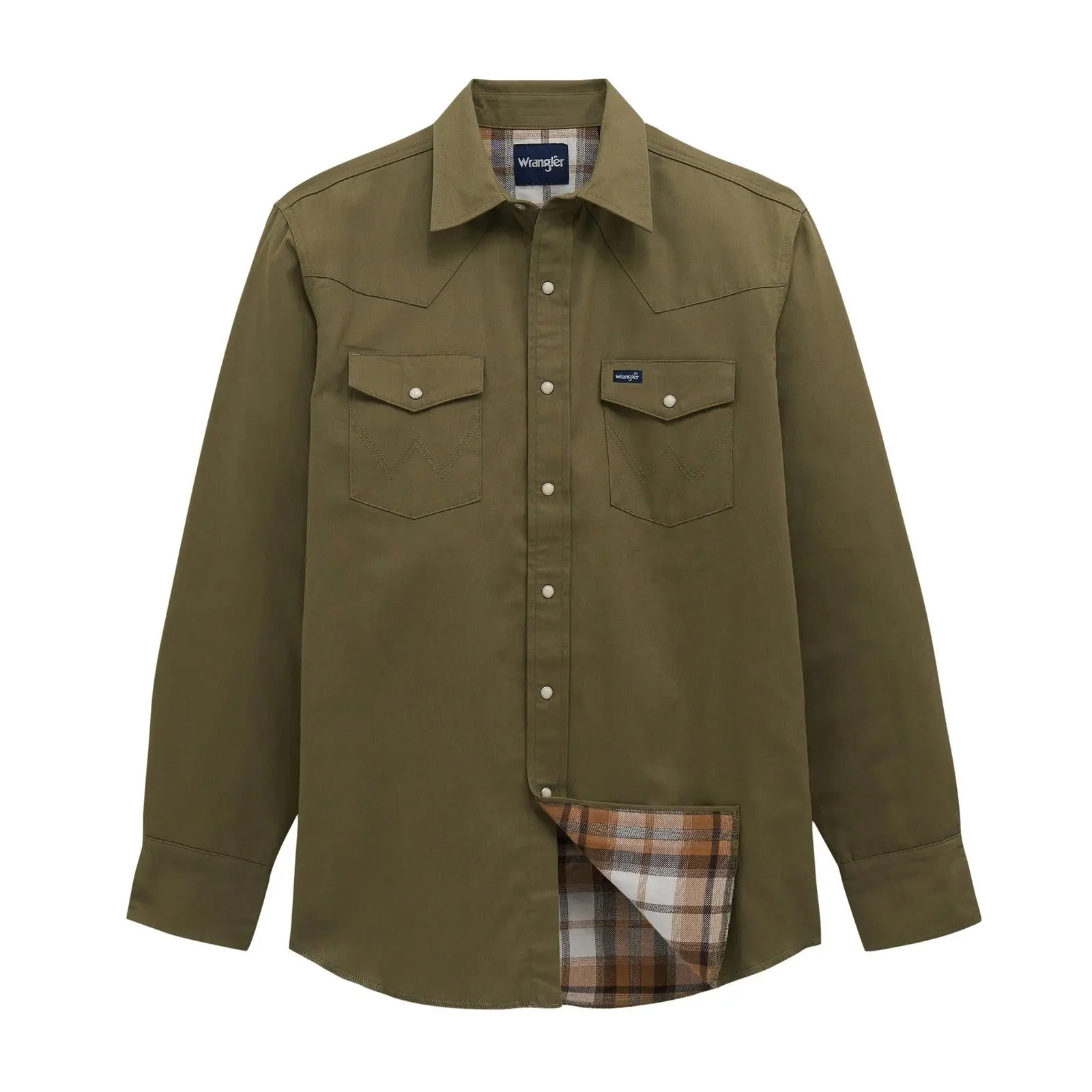 Wrangler Moss & Flannel Shirt