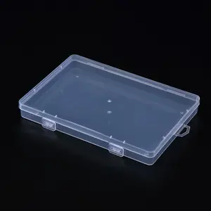 1pc/2pcs Transparent Plastic Storage Box with Lid, File Organizer, Compact Home Office Essential, Perfect for Gifts and Daily Use, Durable Plastic Organizers