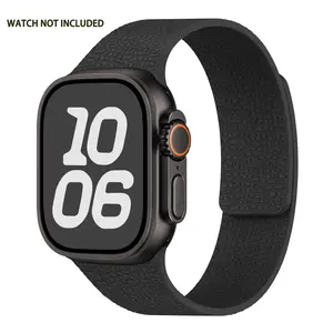 Adjustable Magnetic Silicone Band Compatible with Apple Watch Band 38mm 40mm 41mm 42mm 44mm 45mm 46mm 49mm Women Men, Soft Waterproof Sport Strap for iWatch Series 11 10 9 8 7 6 5 4 3 2 1 SE Ultra