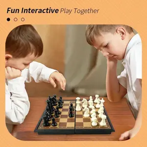 Portable International Chess Game, 1 Set Fun Family Parent-child Interactive  Board Game, Creative Birthday and Holiday Gift Options