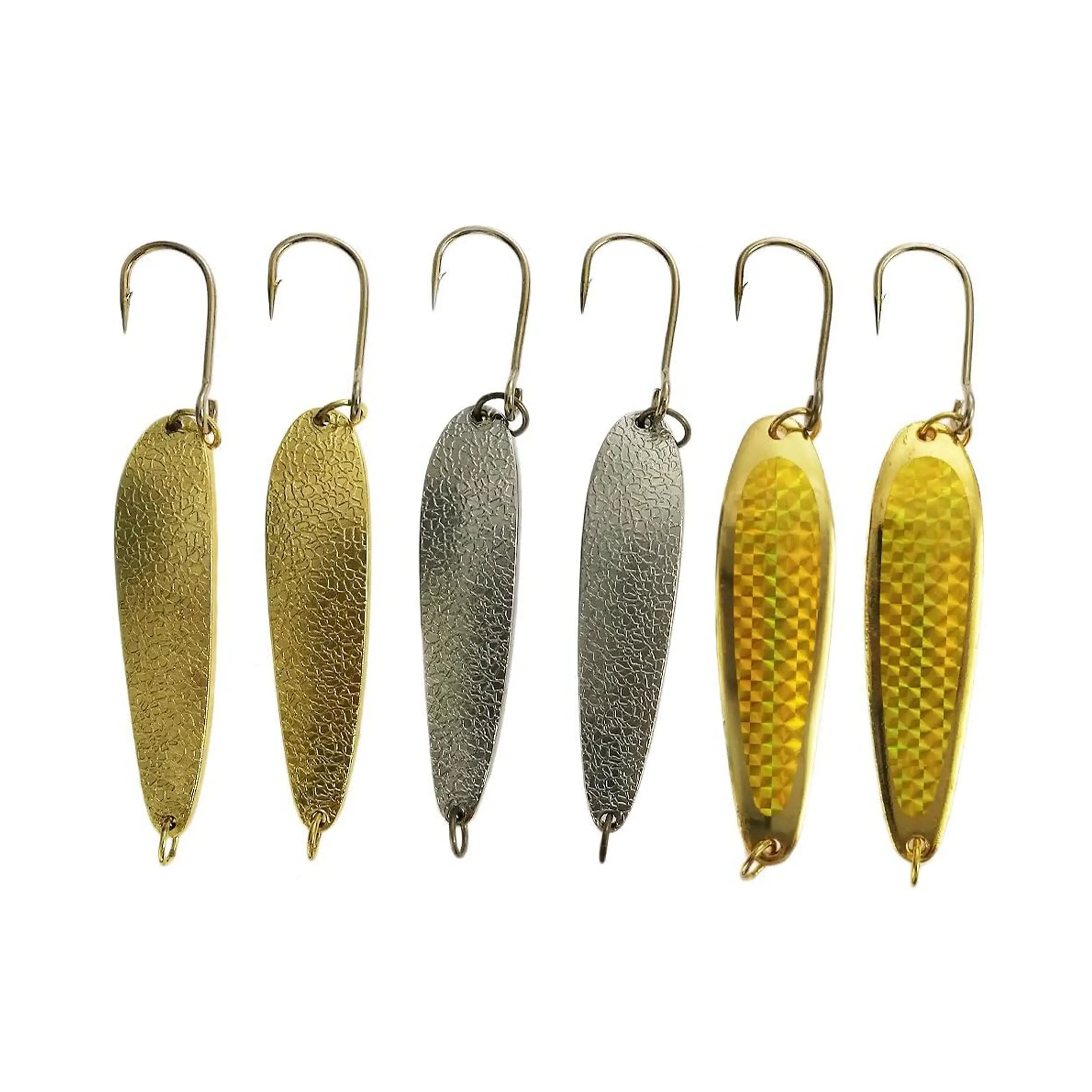 5oz Crocodile Spoons with Hook 6 Pieces Combo A