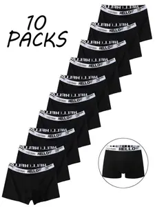 Men's Underwear Set, Soft Comfortable Breathable Fabric, Casual Fitted Design, All-Season Wear, Fashionable Skin-Friendly Printing, Soft Stylish Brief