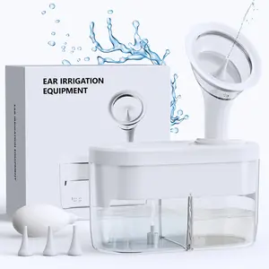 KAUGIC Ear Wax Removal Tool Water Powered Ear Cleaner with 4 Clean Modes & 4 Ear Tips for Effective Earwax Buildup Removal White